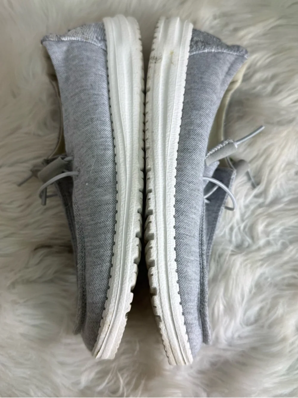 Hey Dude Wendy Glacier Slip On Shoes Women’s 8 Gray